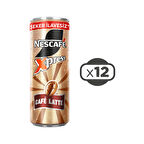 Nescafe Xpress Café Latte Şekersiz 250 ml x 12 Adet
