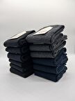 CİHO SOCKS ERKEK PAMUKLU 12 ÇİFT DÜZ RENKLER SOKET ÇORAP