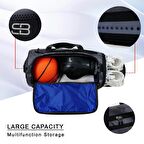 Ayakkabı Gözlü Orta Boy Unisex Gri Spor Fitness Ve Seyahat Çantası