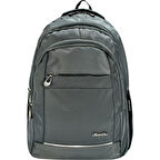 DZC KUZRNLER AVM  OKUL GRİ SIRT ÇANTASI DAYANIKLI ÇOK GÖZLÜ GÜNLÜK SPOR UNISEX  