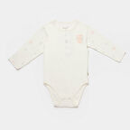 Bibaby Biorganic Koala Jungle Uzun Kol Bebek Body 56973 Pembe
