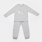 Bibaby Biorganic Koala Jumper Pijama Takım 59778 Gri