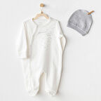 Andywawa AC25705 Mommy's Little Star Tulum Takım Ekru