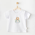 Andywawa AC25977 Casual Bebek Tişört White