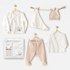 Andywawa AC25850 Happy Animals 5'Li Hastane Çıkışı Ekru