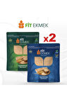 fit 2 Paket Yulaf Lavaş Ekmeği 2 Paket Kepekli Lavaş Ekmeği