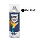 SELSİL SPREY BOYA MAT SİYAH 400 ML