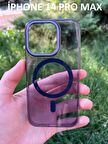 İphone 14 Pro Max Hybrid Magsafe Animasyonlu Sararmaz Kılıf