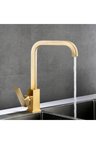 MUTFAK EVİYE BATARYASI MAT GOLD RENK MODERN YENİ İTHAL 7 YIL GARANTİLİ