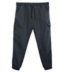 Erkek  Büyük Beden 100-156 Kilo Arası İçin Uygun Kargo Cepli Jogger Kot Pantolon