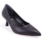 Dagoster DZA07-388499 Siyah Stiletto Topuklu Kadın Ayakkabı