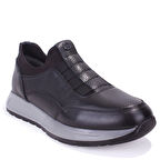 Dagoster DMA08-1990 Siyah Ortopedik Günlük Erkek Deri Ayakkabı