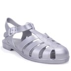 Igor S10346 Bıarrıtz Mate Metal Gümüş Ortopedik Günlük Kadın Sandalet