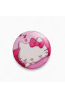 Rozet Metal Uyuyan Hello Kitty y2k