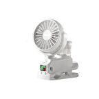 Ozmik Şarjlı Mandallı Fan Masaüstü Vantilatör Su Spray Püskürtmeli Serinletici Mini Klima