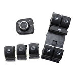 VOLKSWAGEN PASSAT CC 2009 - 2013 KONTROL DÜĞMELERİ 5 Lİ KROM SET 