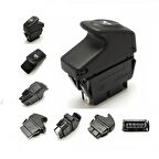 RENAULT KANGOO CAM AÇMA KAPATMA ANAHTARI GRİ 6PİNLİ 