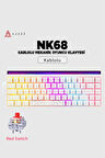 Nacodex NK68 Desenli Kablolu Ergonomik Mekanik Oyuncu Klavyesi-Ambiyans Aydınlatmalı