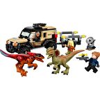LEGO Jurassic World 76951 Pyroraptor and Dilophosaurus Transport