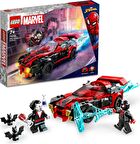 LEGO Marvel Spider-Man Miles Morales Morbius’a Karşı 76244 7+ Yaş Minifigür ve Araba Örümcek Adam