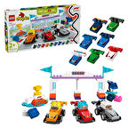 LEGO DUPLO Kasabası F1 Takımı Yarış Arabaları ve Sürücüler 10445
