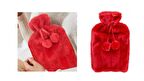 Sıcak Su Torbası Ponponlu Kırmızı 26X17X2Cm 750Ml