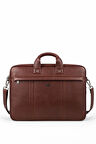 Bilik Deri  Kahve Soft Deri Unisex Laptop & Evrak Çantası CRL S300-15