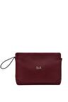 Bilik Deri  Bordo Rölax Kadın Portföy & Clutch Çanta MTŞ 30