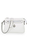 Bilik Deri  Beyaz Rölax Kadın Çapraz Askılı Çanta DLR 117