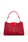 Bilik Deri  Kırmızı Rölax Kadın Omuz Çantası DLR 109