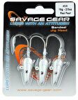 Savage Gear Sandeel Jig Head 16g 3/0 - 3pcs Real Pearl Suni Yem