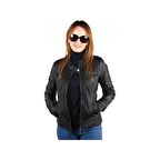 Only Kadın Deri Mont 15081400 SİYAH-40