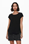 ONLVIC S/S SOLID TOP NOOS PTM SİYAH
