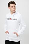 Jack & Jones Erkek Sweatshirt - Corp Logo Sweat Hood 12137054