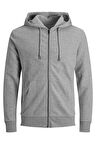Jack & Jones Erkek Kapşonlu Sweatshirt 12181901