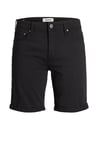 Jack & Jones Regular Fit Düz Siyah Erkek Şort