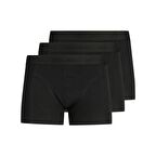 Jack & Jones Erkek 3'lü Boxer 12127816 Asfalt
