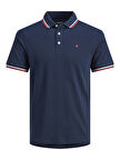JACK JONES Erkek Lacivert Polo Tişört 12143859