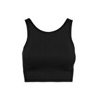 Only Play Onpjaıa Lıfe Un Sl Seam Short Top Noos Kadın T-Shirt 15250051-Black