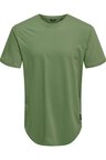 Only & Sons Longy Tee Noos Oil Green - 22002973