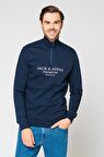 Jack & Jones Erekek Yarım Fermuar Sweatshirt - 12218291 