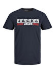 Jack Jones Corp Logo Plus Erkek Tişört 12158505