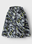 Name İt Gri Erkek Çocuk  Mont NKMMAX JACKET GRAPHIC SPORT