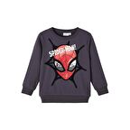 Name It Spiderman Antrasit Erkek Çocuk Sweatshirt 13221195