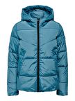 15300257 Only Onlnewamanda Short Jacket Cc Otw Kadın Mont BLUE SURF