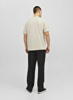 Jack & Jones Krem Erkek T-Shirt