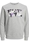 JACK&JONES JCODUST SWEAT CREW NECK GRİMELANJ