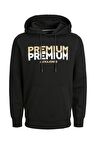 Jack & Jones 12245810-Fw Jprblugere Sweat Hood Prau23 Erkek Sweat Shirt