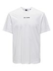 Only & Sons Onslevı Lıfe Reg Text Ss Tee Noos Erkek T-Shirt 22028147 Bright White