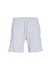 Jack & Jones Bağlamalı Bel Normal Beyaz Erkek Çocuk  Şort JPSTLOGO SWEAT SHORTS 2 COL SN GMS